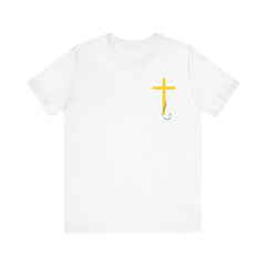 CASTING OUT FEAR Tee – “I Cast. He Saves.” | Matthew 4:19 Christian Shirt