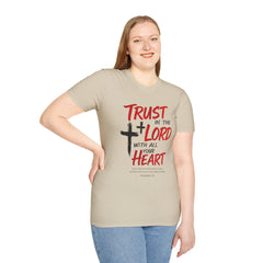 “Trust in the Lord” Faith Tee – Proverbs 3:5 | Bold Christian Streetwear