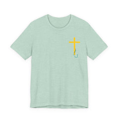 CASTING OUT FEAR Tee – “I Cast. He Saves.” | Matthew 4:19 Christian Shirt
