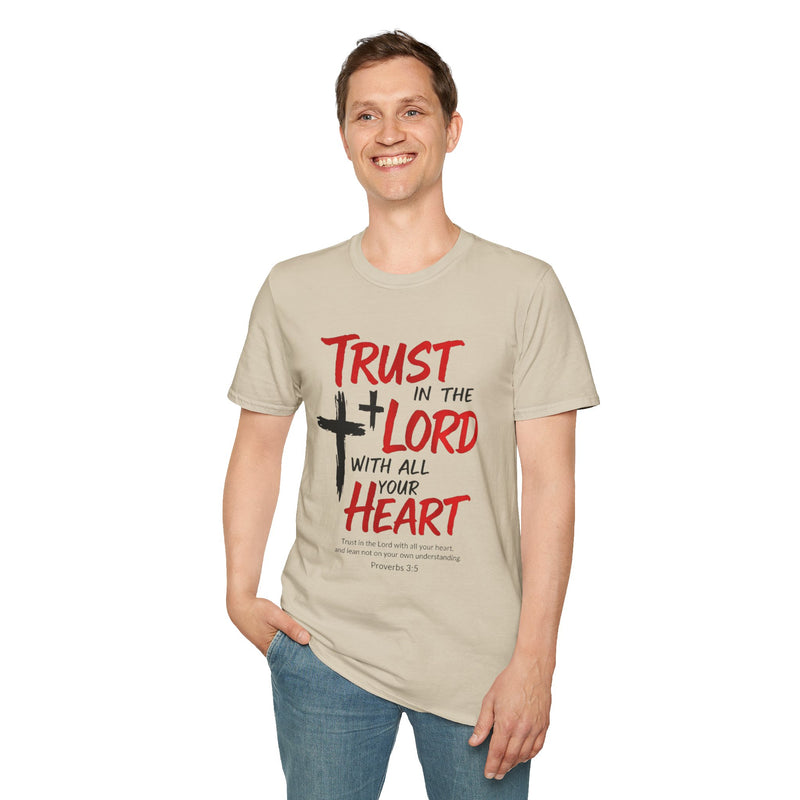 “Trust in the Lord” Faith Tee – Proverbs 3:5 | Bold Christian Streetwear