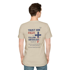 “Trust in the Lord” Faith Tee – Proverbs 3:5 | Bold Christian Streetwear